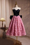 Short Strapless A-Line Homecoming Dress With Bowknot, Cute Party Dress chh0165