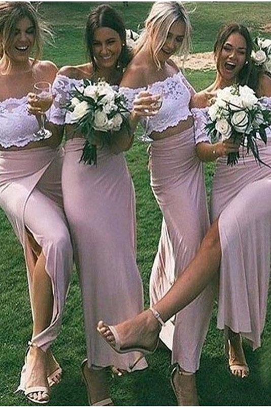 white nude lace dress White Lace Dress with Nude Contrast S / White / 02839