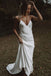 Elegant Mermaid Spaghetti Straps Beach Wedding Dresses, Bridal Gown CHW0145