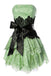 A Line Strapless Lace Short Homecoming Gown with Bow, Pink Cute Hoco Dress CHP0457