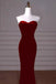 Black Sweetheart Mermaid Velvet Prom Dress With Removable Sleeves CHP0329