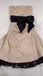 Chic Strapless Short Party Dress, Homecoming Dress With Bow CHH0194