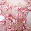 Princess Pink Tulle Long Quinceanera Dress, Puffy Prom Gown With Flowers CHP0291