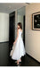 A Line Square Neck Prom Dress, Ankle Length Elegant Evening Gown CHP0461