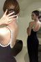 Black Spaghetti Straps Homecoming Dress With Rhinestone, Short Prom Dress UQD008