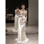 Satin A Line Long Wedding Dresses, Elegant Wedding Dress CHW0202