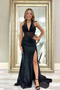 Black Halter Long Prom Dress,Long Evening Gowns CHP0447
