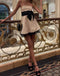 Chic Strapless Short Party Dress, Homecoming Dress With Bow CHH0194