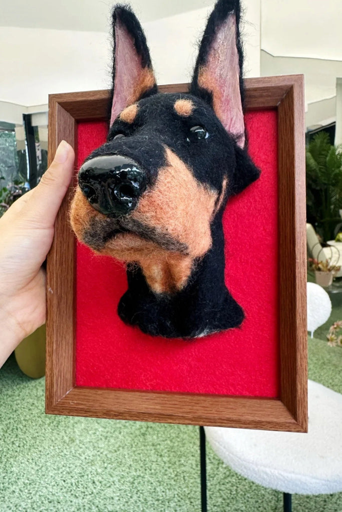 Needle Felted Animal, Custom Felted Dog CHC002