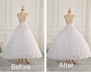 Wedding Petticoat Accessories White Floor Length Long Underskirt chd001