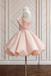 Shiny A-Line Off-Shoulder Short Sweeet 16 Homecoming Dress Party Gown CHH0200