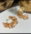 Handcrafted Wire Crochet Earrings – Gold & Silver Copper Hoops