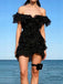 Black Homecoming Dress A Line Cute School Party Dress CHH0196