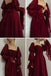 Elegant Long Prom Dress, Long Evening Gowns With Ruffles CHP0442