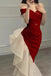 Off the Shoulder Pink Mermaid Prom Gown with Sequins,Shiny Formal Dresses CHP0343