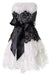 A Line Strapless Lace Short Homecoming Gown with Bow, Pink Cute Hoco Dress CHP0457