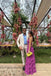 Purple Spaghetti Straps V-neck Prom Dress, Party Dresses CHP0297
