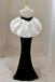 Black Sweetheart Mermaid Velvet Prom Dress With Removable Sleeves CHP0329