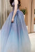 Sparkly A-Line Sleeveless Long Prom Dress, Evening Gown CHP0335
