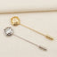 Mesh Disc Brooch Base Gold Silver Jewelry Findings for Wire Crochet CHJ1003