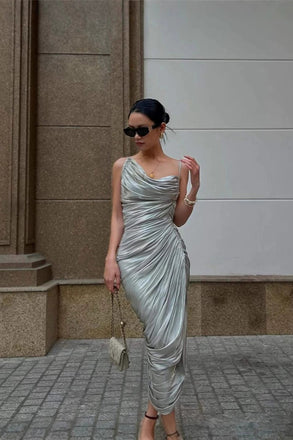 Spaghetti Straps Long Prom Dress,Long Evening Gowns CHP0446