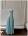 A Line Spaghetti Straps Prom Dress, Ankle Length Elegant Evening Gown CHP0462