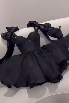 Sweetheart Mini Prom Dresses With Bowknot, Fashion Short Homecoming Gown CHH0188