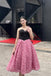 Short Strapless A-Line Homecoming Dress With Bowknot, Cute Party Dress chh0165