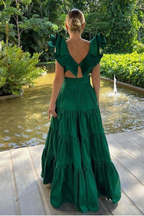 New Arrive Green Prom Dress, Evening Gown, Long Formal Dress CHP0244