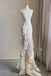 Simple Chiffon Sheath V Back Wedding Dress,Bridal Dresses With Ruffles CHW0166