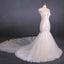 Gorgeous Mermaid Tulle Wedding Dress, Chapel Train Long Bridal Gown UQ2303