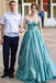 Shiny Sweetheart Blue Long Prom Dresses,Stunning Formal Evening Gowns chp0143