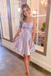 Glitter Pink Sequins Spaghetti Straps Mini Short Prom Dress, Graduation Dresses, Party Dress chh0069