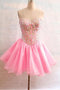 Charming Beautiful Organza Sweetheart Yellow Homecoming Dresses With Beading chh0084