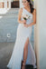 Glitters One Shoulder Sequins Mermaid Prom Dresses, Beautiful Evening Gown With Silt CHP0098