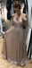 Stunning Formal Evening Gowns, Shiny Spaghetti Straps Long Prom Dresses chp0142