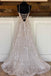Light Champagne Sequin Lace Sleeveless Prom Dress, Simple A-Line Stunning Formal Evening Gowns chp0141
