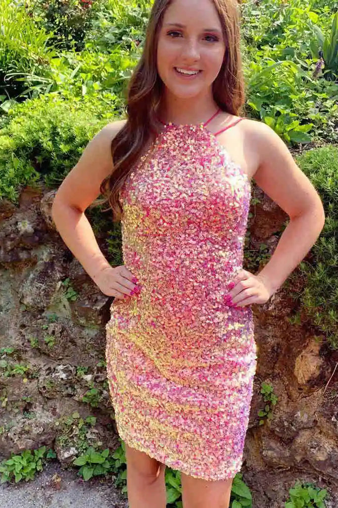 Glitter White Sequins Short Homecoming Dress,Graduation Dresses chh0057 Glitter White Sequins Short Homecoming Dress,Graduation Dresses chh0057