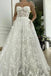 A-Line Spaghetti Straps Beach Wedding Dresses With Applique,Simple Bridal Gown CHW0160