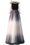 Newest Spaghetti Straps Sequin Shiny Ombre Prom Dresses With Sleeves chp0017