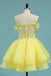 A Line Off The Shoulder Homecoming Dresses With Applique, Party Gown, Graduation Dress chh0105