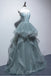 New Arrival A Line Spaghetti Straps Tulle Long Formal Prom Dress, Charming Evening Party Dress CHP0052