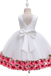 A Line Sleeveless Lace Flower Girl Dresses Below the knee Baby Dress with flower UQF0001