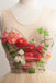 A line Scoop 3D Flowers Tulle Short Homecoming Dresses, Graduation Dresses, Sweet Dress chh0001