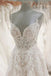 A Line Spaghetti Straps V Neck Beach Wedding Dresses Appliqued Tulle Bridal Dresses UQ2021