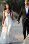 A Line V neck Wedding Dresses Bridal Gown Plus Size Dresses Wedding Gown chw0012