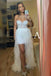  A-Line High Low Sweetheart Tulle Prom Dress With Layers, Unique Formal Gown CHP0107