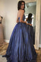 Newest Halter Long Prom Dresses Cute Sequins Party Gowns chp0028