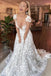 Stylish V Neck Tulle Cap Sleeves Appliques Long Prom Dress, Party Dress CHW0005