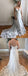 Deep V Neck Spaghetti Straps Ivory Appliques Bottom Backless Wedding Dresses, Bridal Gown CHW0162